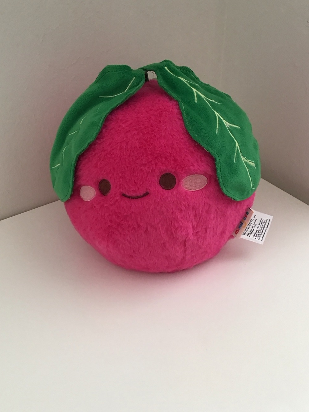 Mimi & Coco weighted root vegetable plush radish cushion anxiety relief